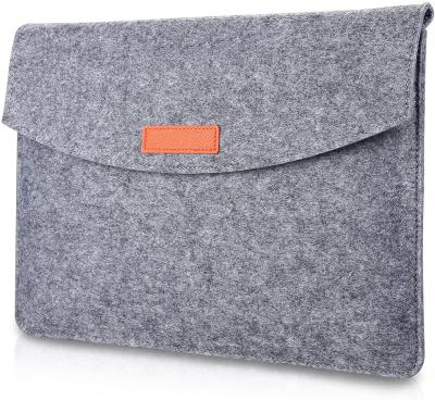 China 2021 Protector Cover 14 15.4 15.6 16 Inch Felt 13 Laptop Sleeve Bag For Macbook Air 13.3 Felt Pro Laptop Bag Gray Laptop Sleeve Case for sale