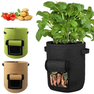 China Wholesale Reusable Custom Felt Plant Grow Bag Plant Grow Bag / China Felt Grow Bag for sale