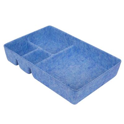 China Sustainable candy box household storage box dried fruit storage box felt storage baskets with factory price for sale