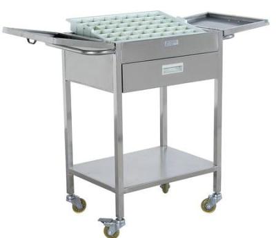 China Medical Trolleys Hand Cart For Nurse Ward Medicine Dispensing for sale