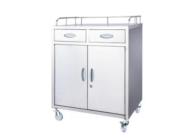 China Stainless Steel Medical Medicine Trolleys Cart For Hospital Patient for sale