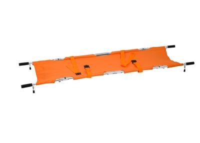 China CE  Patient Transfer PVC Sheet Adjustable Ambulance Scoop Stretcher for sale