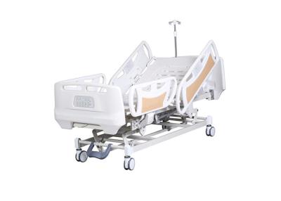 China Mobile Hi Lo 5 Position Electric Adjustable Hospital Beds With Wheels for sale