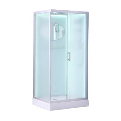 China With Sight Hotel Corner Bath Slide Glass Mini Portable Shower Room for sale