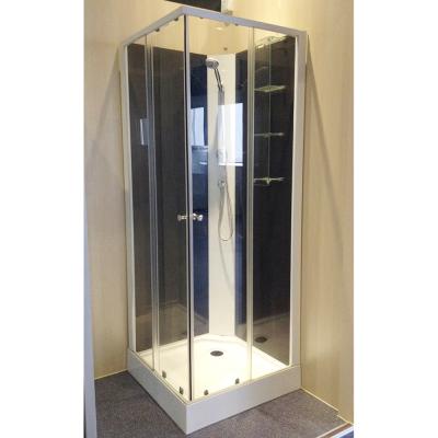 China With Frame Factory Wholesale Cheap Full Shower Room Black Back Glass Enclosure for sale