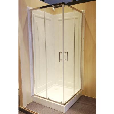 China With Aluminum Frame Mini Bathroom Shower Enclosure Corner Bathroom Doors Shower Enclosure for sale