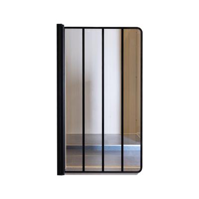 China With Frame Bathroom Swivel 8MM Tempered Glass Screen Black Design European Walk In Tub Door Tub Shower Screen for sale