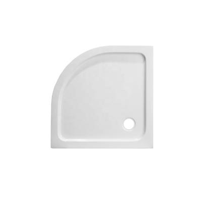 China Modern Italian Designed Acrylic Shower Room Base Sector Shape Shower Tray for sale