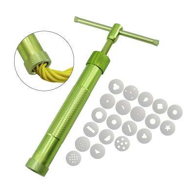 China Stocked Polymer Clay Tools Cake Decorating Tools Machine Gun Fondant Cake Sculpting Clay Extruders Clay Sugar Paste for sale