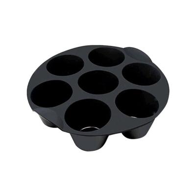 China Viable Silicone 7Holes Cupcake Cake Mold DIY Baking Tools Cake Molds Making Pan Baking Tool Cake Tools for sale