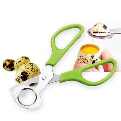 China Viable Stainless Steel Pigeon Quail Egg Shells Scissor Bird Cutter Opener Egg Slicers Cigar Cutter Kitchen Tool Clipper for sale