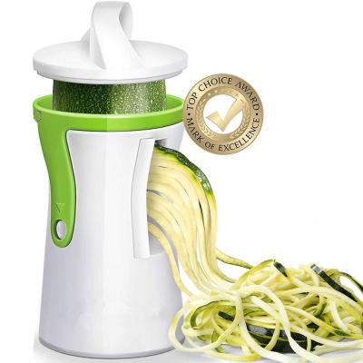 China Viable Heavy Duty Vegetable Spiralizer Slicer Vegetable Cutter Noodle Spaghetti Maker Kitchen Tools for sale