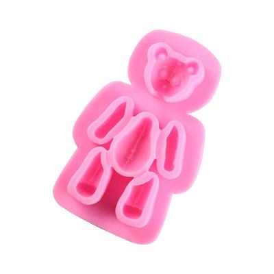 China Stocked Fondant Silicone Mold DIY Cake Baking Mold Chocolate Mold Baby Party Cupcake Decorating Tools for sale