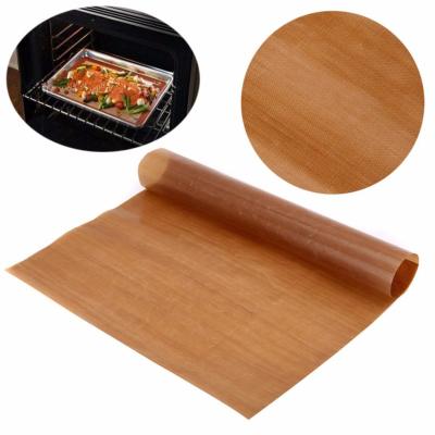 China High Temperature Resistant Baking Paper Sheet Stocked Oven Microwave Grill Baking Mat Non Stick Reusable Hot for sale