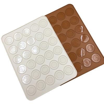 China Silicone Stocked Macaron Baking Mat Bake Pans Non-Stick Silicone Pastry Mold Reposteria DIY Cake Dessert Tools for sale