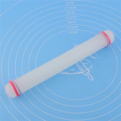 China 23cm Silicone Rolling Stocked Pin Decorating Roller Cake Decorating Tools Baking Tools for sale