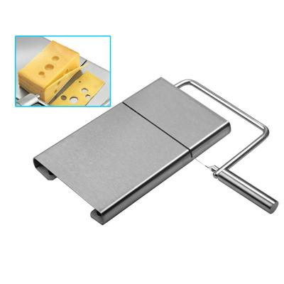 China New Stainless Steel Cheese Tool Cheese Slicer Wire Viable Cheese Cutter For Hard Semi Hard for sale