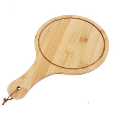 China Sustainable Tools Food Grade Pizza Bread Dessert Solid Wood Board In Kitchen Pizza Round Board Baking Tools for sale