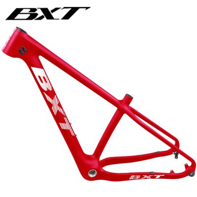 China Size 1-1/8 to1-1/2 BSA100mm head view 26er carbon snow bike mountain bikes fat 16/18 inch carbonal bike frame for sale