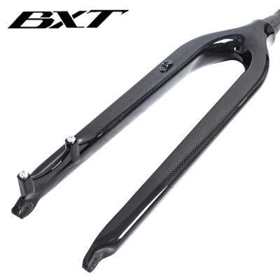 China BXT mountain bikes fork carbon mtb rigid fork 29ER tapered carbon mountain bike fork bike bicycle parts for sale