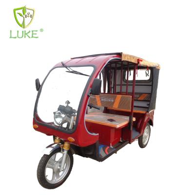 China Electric auto rickshaw tricycle gasoline tricycle for passenger and cargo electric rickshaw with electric car design for sale