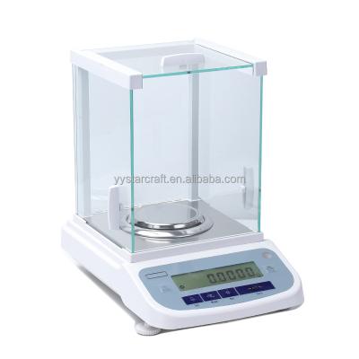 China SS 304 0.1mg 120g/220g laboratory digital display electronic 0.0001g analytical balance scale for sale