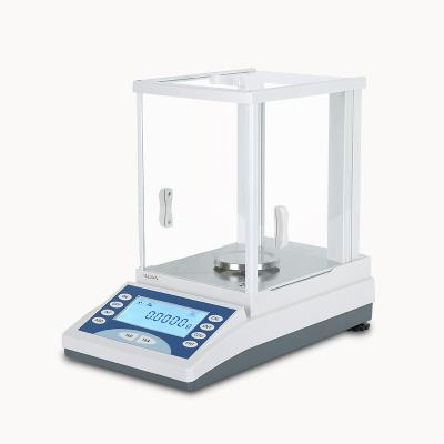 China SS 304 laboratory equipment High Precision 0.1mg Laboratory Scale Digital Multifunctional Analytical Balance for sale