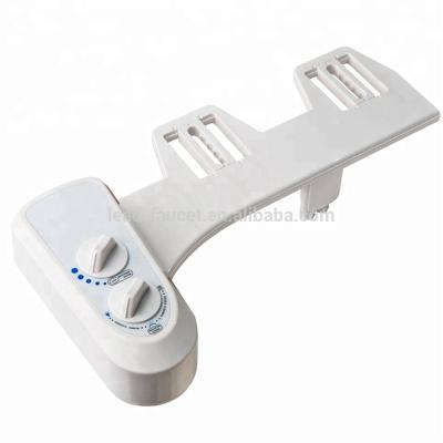 China Easy Installation Self Cleaning Non-Electric Bidet Double Spout - Water Non-Electric Mechanical Bidet Toilet Attachment for sale