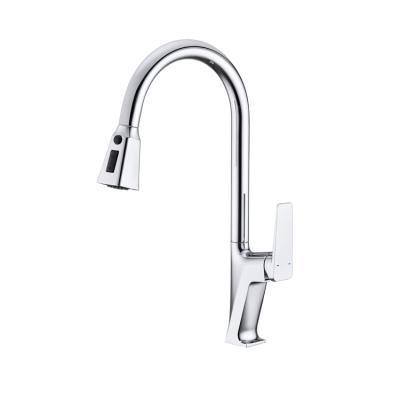 China Pull Out Swivel Popular Brass Stainless Kitchen Faucet Kitchen Spray Style Pull Out Hose For Kitchen Faucet for sale