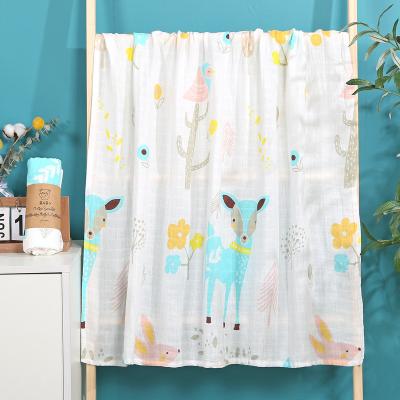 China Anti-Pull Muslin Wrap Blankets, Soft Baby Wrap Blankets Muslin Receiving Blanket Wrap for Boys and Girls for sale