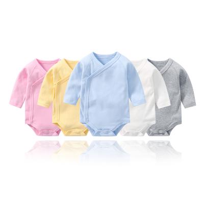 China Newborn Simple Baby Boy Girl's Breathable Rompers for sale