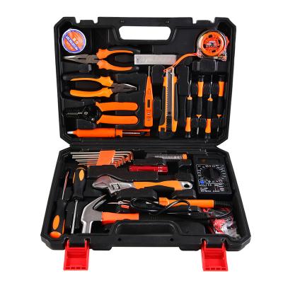 China High Quality Yellow Portable Home Repair Hold Hand Tool Kit Mixer Machine Combo Set Box for sale