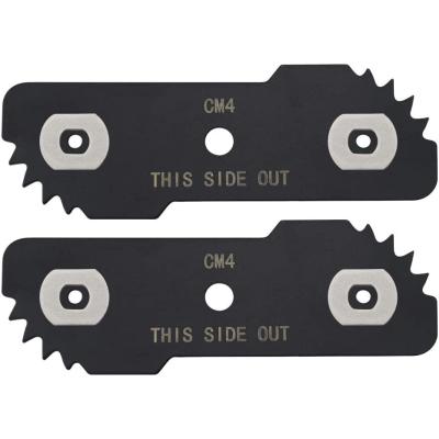 China 2-Pack EB-007 Cutting Edge Hog Edger Heavy Duty Replacement Blades For LE750-CASE Cut With 4 Wear Indicators for sale