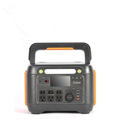 China 1000W Wireless Power Station Charging Portable Solar Generator with 220V Outlet DC Ports and USB Ports Battery Pack Backup Power Supply for sale