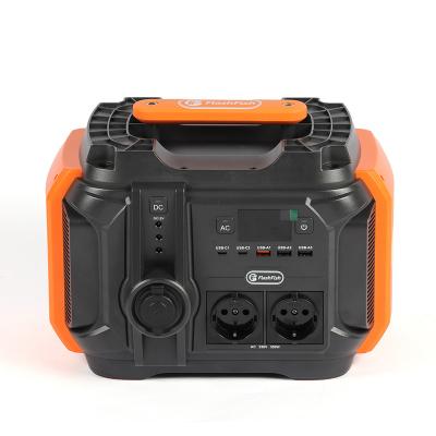 China 150000mAh Lithium Battery AC 220V 500W Power Supply Cordless Charging Portable Solar Generator For Tent Camping for sale