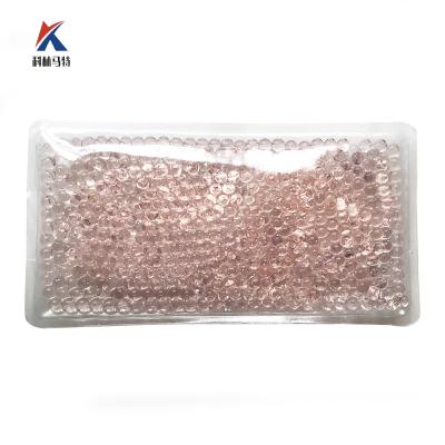 China Body Health Care Pink Rectangle Customize Size Shape Gel Beads Ice Pack For Body Care for sale