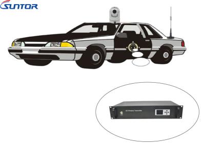 Cina mittente della radio della motion video della pattuglia della polizia 230km/h del trasmettitore TDD-COFDM di 300-860Mhz COFDM in vendita