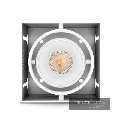 China Modern Adjustable 8w LED Square Aluminum Surface Mounted Downlight for sale