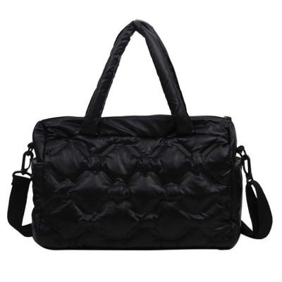 China Fashion New Fashion Down Bag 2022 Ladies Space Cotton Large Capacity Shoulder Messenger Women Handbags for sale