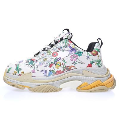 China Cushioning fashion custom triple walking style shoes top quality famous brand ladies running luxury sneakers fitness sports shoes women for sale