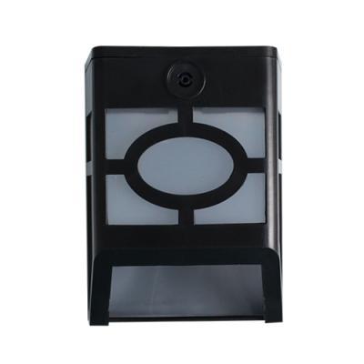 China Tempered Glass HOOREE SL-90B Constant Light Motion Sensor Solar LED Exterior Wall Mount Decorative Light for sale