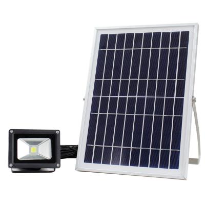 China 10V10W aluminum solar light with high efficiency big light solar parnel solar flood light for sale