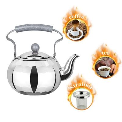 China Kitchen L230221B19-P2 Sustainable Kettle Accessories Stainless Steel Whistling Kettle With Bakelite Handle for sale