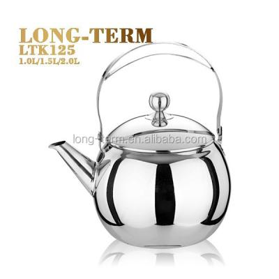 China LTK125 Stainless Steel Viable Teapots Wholesale Teapot Set With Infuser for sale