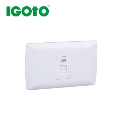 China L1073S Wall Socket Wall Switch 1 G RJ45 American Standard Residential / General Purpose Computer Data for sale