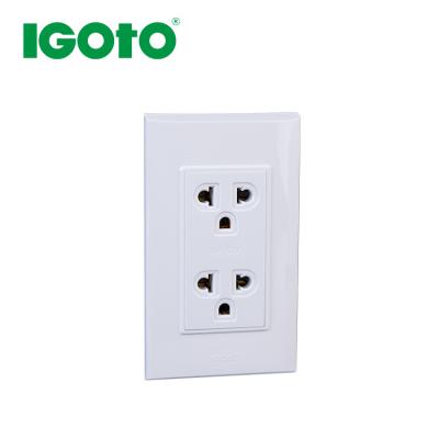 China IGOTO B105D/2 1 Strip Residential/General Purpose American Standard Universal American Socket for sale