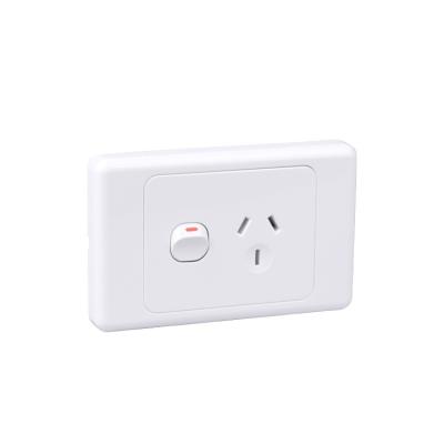 China Household And Similar Purposes SAA Approval Australian 10A USB Single Wall Sockets With After Sales Service for sale