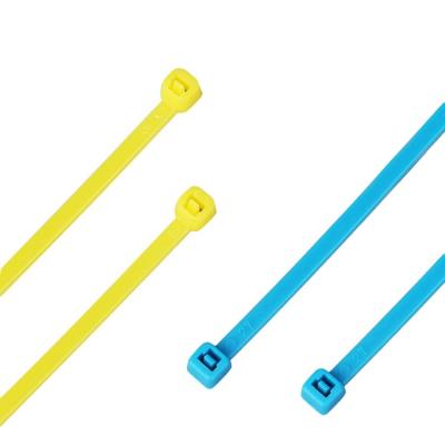 China Free Sample 3.5*150mm Heavy Duty Durable Multi Color Zip Self Locking Nylon Cable Ties for sale