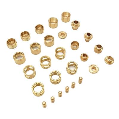 China High Quality CNC Machining Brass Brass Nut Brass Nut Hot Forging Parts High Precision CNC Parts for sale