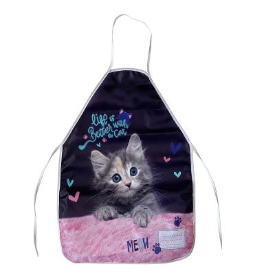 China PVC Custom Design Digital Full Printing PVC Kids Funny Bibs Apron For Kids Halloween Gift for sale